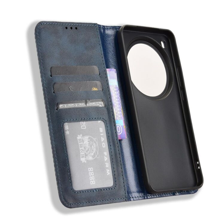 Чехол Deexe Retro Style для Xiaomi 15 Ultra - Blue: фото 4 из 18