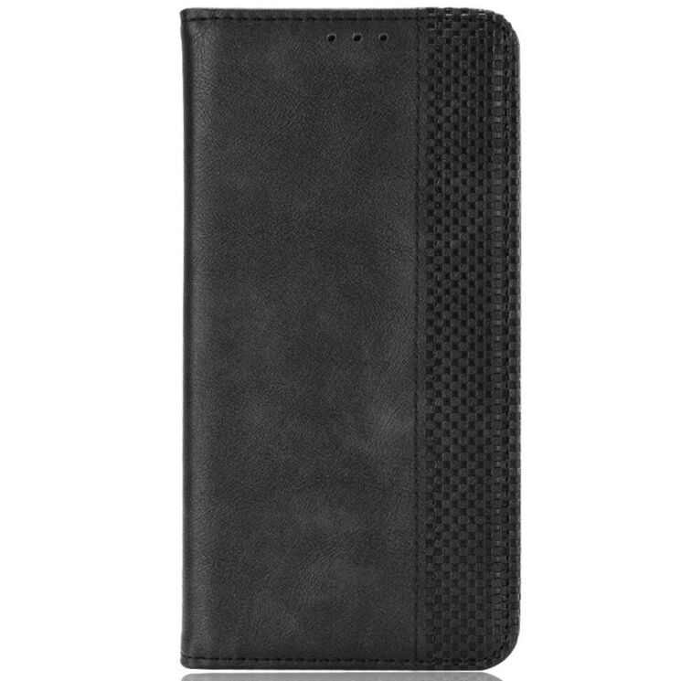 Чехол Deexe Retro Style для Xiaomi Poco F6 Pro - Black: фото 5 из 7