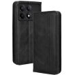 Чехол Deexe Retro Style для Xiaomi Poco F6 Pro - Black (354901B)