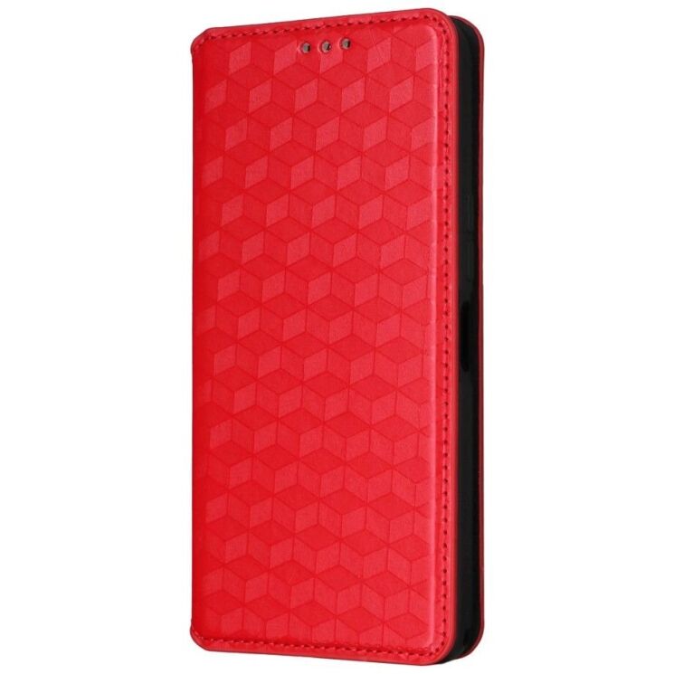 Чохол Deexe Rhombus Book для Motorola Edge 60 Pro - Red: фото 6 з 9