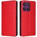 Чохол Deexe Rhombus Book для Motorola Edge 60 Pro - Red (381705R). Фото 1 з 9