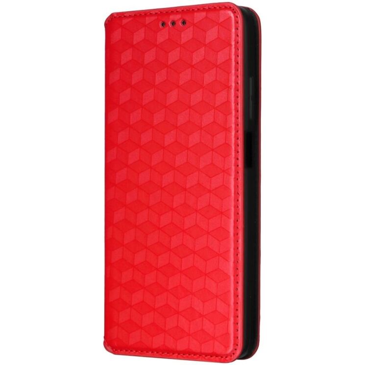 Чохол Deexe Rhombus Book для Motorola Moto G05 / Moto E15 - Red: фото 7 з 10