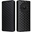Чехол Deexe Rhombus Book для Xiaomi Redmi A3 - Black (349217B)