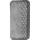 Чехол Deexe Rhombus Wallet для Motorola Moto G24 Power - Grey (347906H). Фото 4 из 6