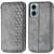 Чехол Deexe Rhombus Wallet для Motorola Moto G24 Power - Grey: фото 1 из 6