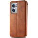 Чехол Deexe Rhombus Wallet для OnePlus Nord CE 2 - Brown (297130Z). Фото 5 из 8