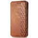 Чехол Deexe Rhombus Wallet для OnePlus Nord CE 2 - Brown (297130Z). Фото 4 из 8