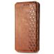 Чехол Deexe Rhombus Wallet для OPPO A3x / A3 / A40m - Brown (365326Z). Фото 4 из 9