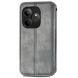 Чехол Deexe Rhombus Wallet для Realme GT 6 - Grey (357810H). Фото 5 из 7