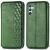 Чехол Deexe Rhombus Wallet для Samsung Galaxy A36 (A366) / A56 (A566) - Green: фото 1 из 9