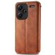 Чехол Deexe Rhombus Wallet для Xiaomi Redmi Note 13 Pro+ - Brown (340572Z). Фото 5 из 6