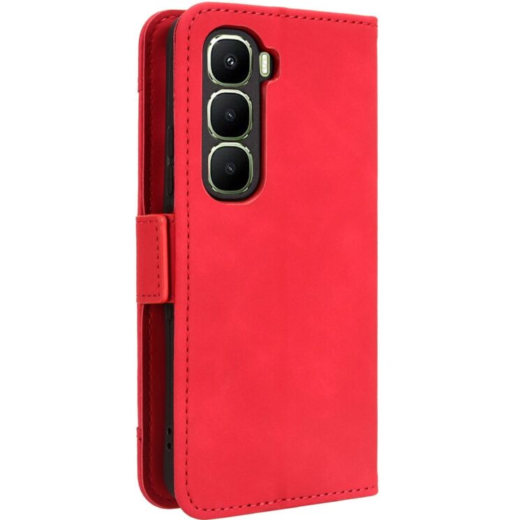 Чохол Deexe Wallet Stand для Infinix Hot 60і - Red: фото 6 з 7