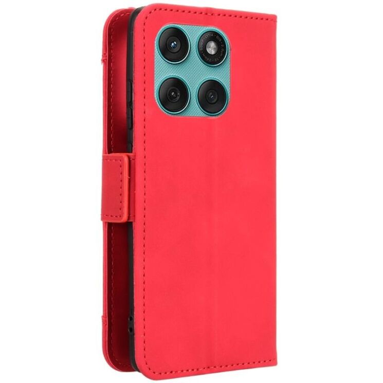 Чехол Deexe Wallet Stand для Motorola Edge 60 / Edge 60 Fusion - Red: фото 7 из 13