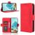 Чехол Deexe Wallet Stand для Motorola Edge 60 / Edge 60 Fusion - Red: фото 1 из 13
