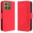 Чохол-книжка з кишеньками Deexe Wallet Stand для Motorola Edge 70 - Red (402102R)