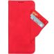 Чохол-книжка з кишеньками Deexe Wallet Stand для Motorola Edge 70 - Red (402102R). Фото 3 з 15