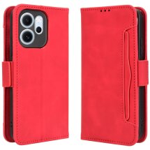 Чохол Deexe Wallet Stand для OPPO Reno 14 F/FS - Red: фото 1 з 15