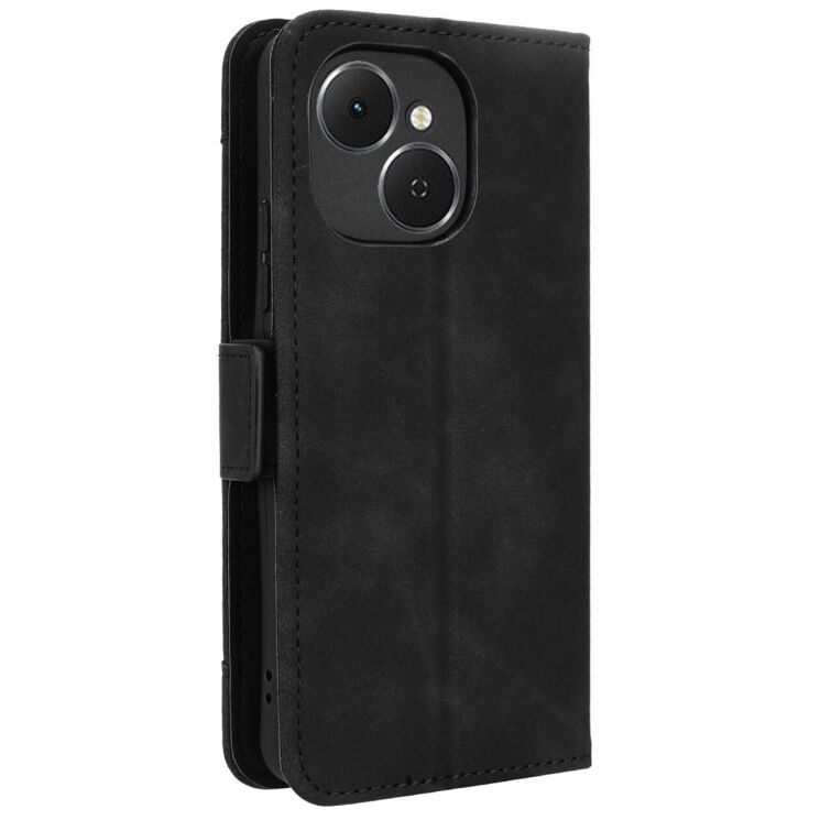 Чехол-книжка с кармашками Deexe Wallet Stand для TECNO Spark 40C - Black: фото 7 из 15