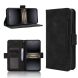 Чехол-книжка с кармашками Deexe Wallet Stand для TECNO Spark 40C - Black (390304B). Фото 8 из 15