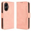 Чехол Deexe Wallet Stand для Xiaomi Poco F7 - Pink (381128P)