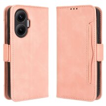 Чехол Deexe Wallet Stand для Xiaomi Poco F7 - Pink: фото 1 из 13