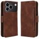 Чехол Deexe Wallet Stand для ZTE Blade A76 - Brown (402902Z). Фото 1 из 15