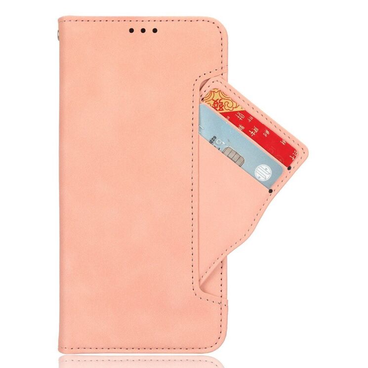 Чехол Deexe Wallet Stand для ZTE Nubia V70 - Pink: фото 2 из 7