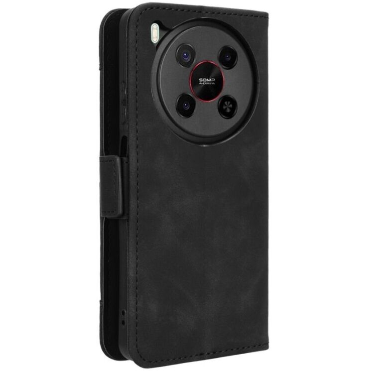 Чехол Deexe Wallet Stand для ZTE Nubia V70 Max - Black: фото 8 из 15