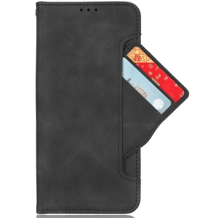 Чехол Deexe Wallet Stand для ZTE Nubia V70 Max - Black: фото 11 из 15