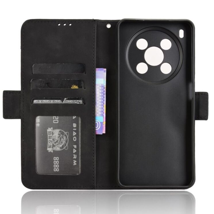 Чехол Deexe Wallet Stand для ZTE Nubia V70 Max - Black: фото 6 из 15