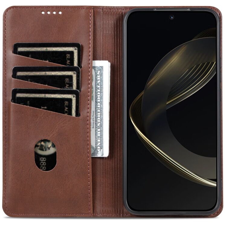 Чехол-книжка AZNS&nbsp;Classic Series для Samsung Galaxy A37 (A376) - Coffee: фото 4 из 9