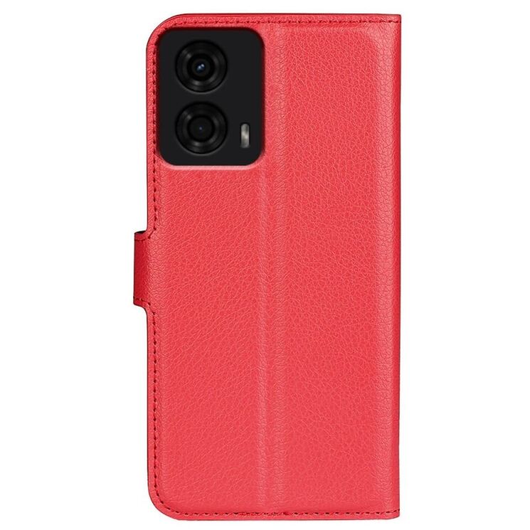 Чехол-книжка Deexe Book Type для Motorola Moto G24 / G04 / G04s / E14 - Red: фото 5 из 8