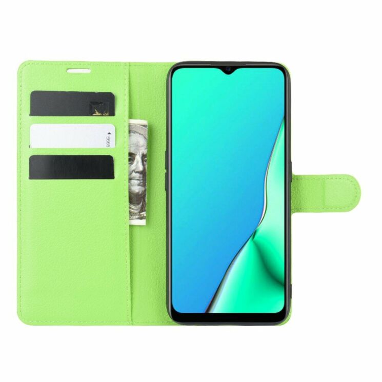 Чехол-книжка Deexe Book Type для OPPO A9 2020 / A5 (2020) - Green: фото 5 из 6