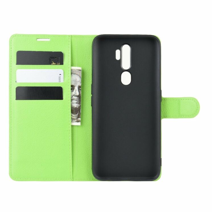 Чехол-книжка Deexe Book Type для OPPO A9 2020 / A5 (2020) - Green: фото 4 из 6