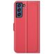 Чехол-книжка Deexe Book Type для Samsung Galaxy S21 FE (G990) - Red (230627R). Фото 4 из 8