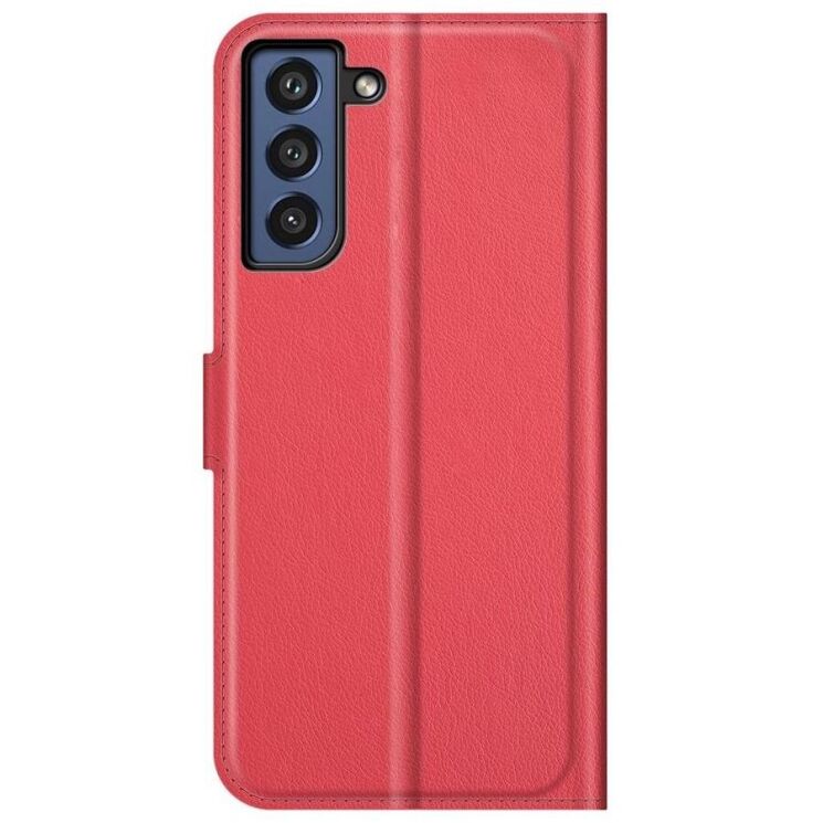 Чехол-книжка Deexe Book Type для Samsung Galaxy S21 FE (G990) - Red: фото 4 из 8