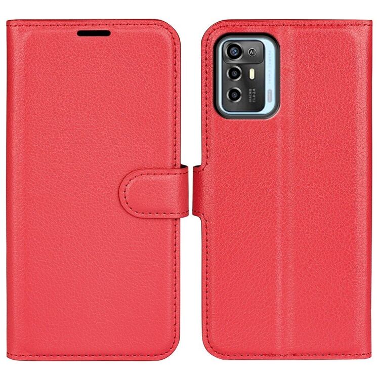 Чехол-книжка Deexe Book Type для ZTE Blade A72 5G - Red: фото 1 из 6
