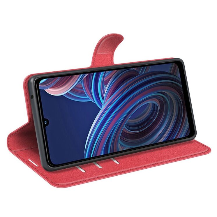 Чехол-книжка Deexe Book Type для ZTE Blade A72 5G - Red: фото 3 из 6