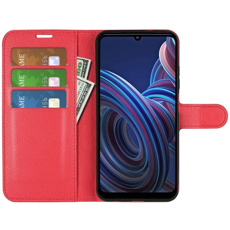 Чехол-книжка Deexe Book Type для ZTE Blade A72 5G - Red: фото 2 из 6