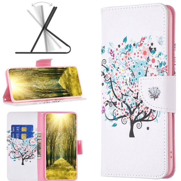 Чехол-книжка Deexe Color Wallet для Infinix Note 11 (X663B) / Note 12 (X663) - Little Tree: фото 1 из 7