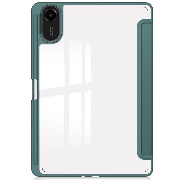 Чехол-книжка Deexe Crystal Back для Xiaomi Redmi Pad 2 - Green: фото 2 из 8