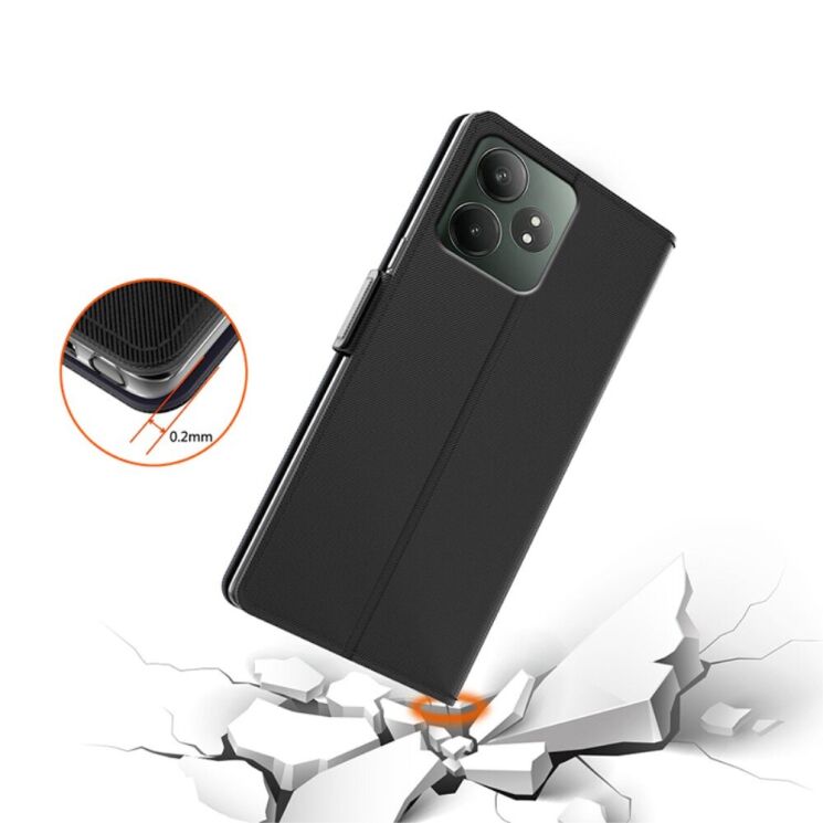 Чехол-книжка Deexe Eclipse Wallet для Realme GT Neo 6 SE / GT 6T - Rose Gold: фото 7 из 9