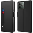 Чехол-книжка Deexe Eclipse Wallet для Realme GT Neo 6 SE / GT 6T - Black (356100B)