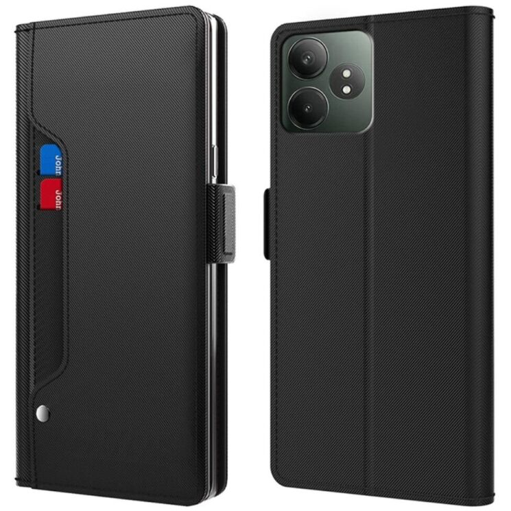 Чехол-книжка Deexe Eclipse Wallet для Realme GT Neo 6 SE / GT 6T - Black: фото 1 из 9