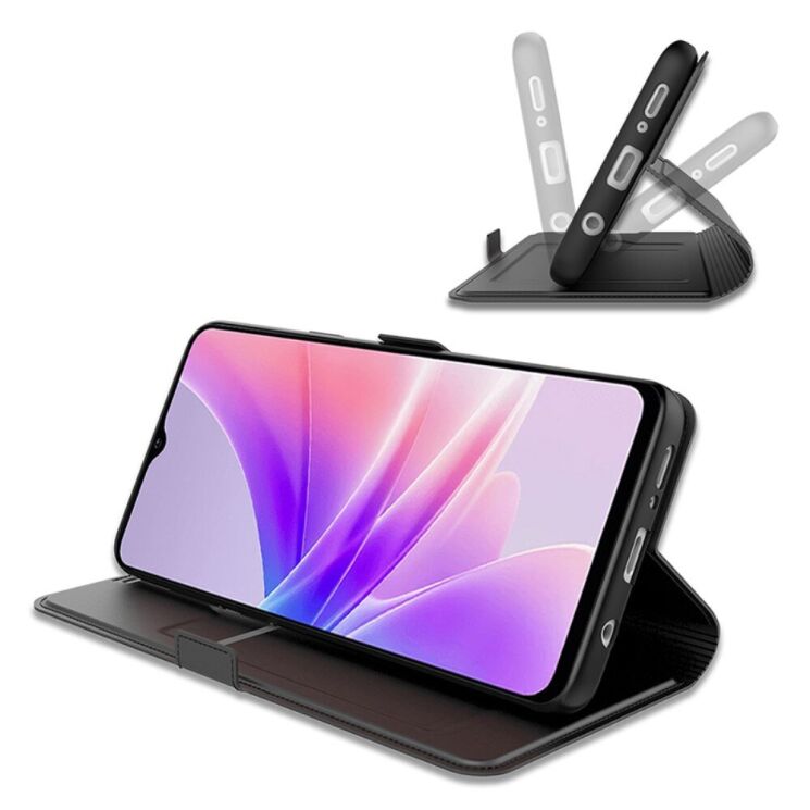 Чехол-книжка Deexe Faro Wallet для OPPO A60 - Black: фото 4 из 7