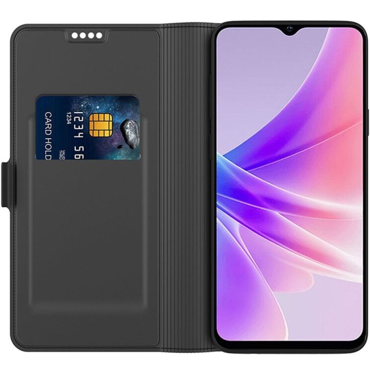 Чохол-книжка Deexe Faro Wallet для OPPO Reno 14 5G - Black: фото 2 з 7