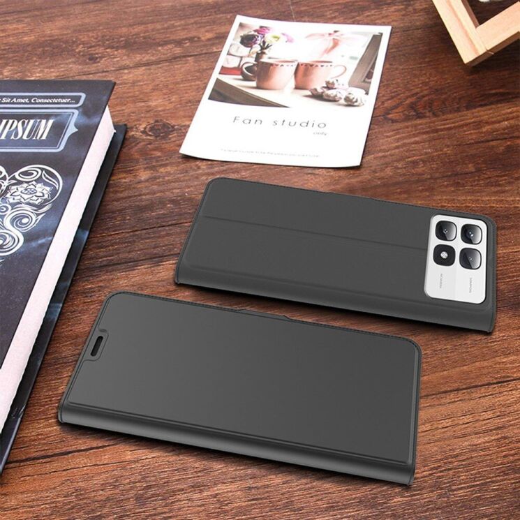 Чехол-книжка Deexe Faro Wallet для Xiaomi 14T - Blue: фото 7 из 7