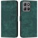 Чехол-книжка Deexe Lines Series для Motorola Moto G15 - Green (372627G). Фото 1 из 11