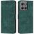 Чехол-книжка Deexe Lines Series для Motorola Moto G15 - Green: фото 1 из 11