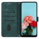 Чехол-книжка Deexe Lines Series для Motorola Moto G15 - Green (372627G). Фото 2 из 11